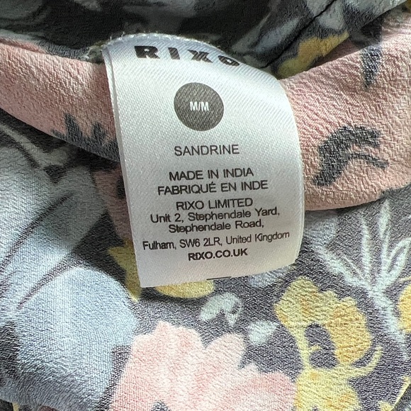 RIXO Floral Maxi Dress - Pink and Blue - Picture 5 of 8